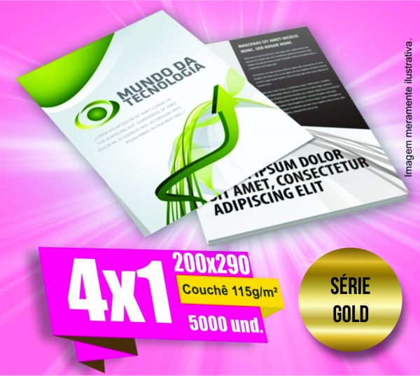 5000 panfl. - 200x290 - 4x1 - Couche 115g/ m²
