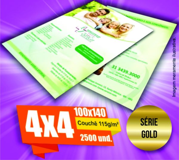 2500 Panfl. - 100x140 - 4x4 - 115g/ m²