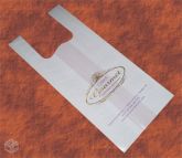 Sacola brc. Gramatura 0,7 Alça Camiseta 30x40   1000pçs- Impressão 1 lado e 1 cor!!